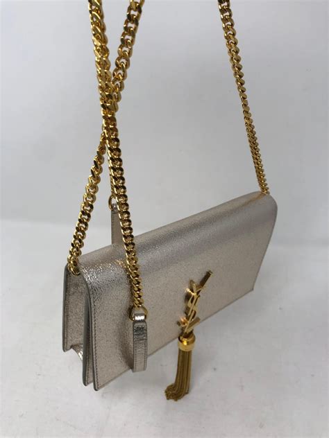 metallic gold ysl bag|ysl shoulder bag sale.